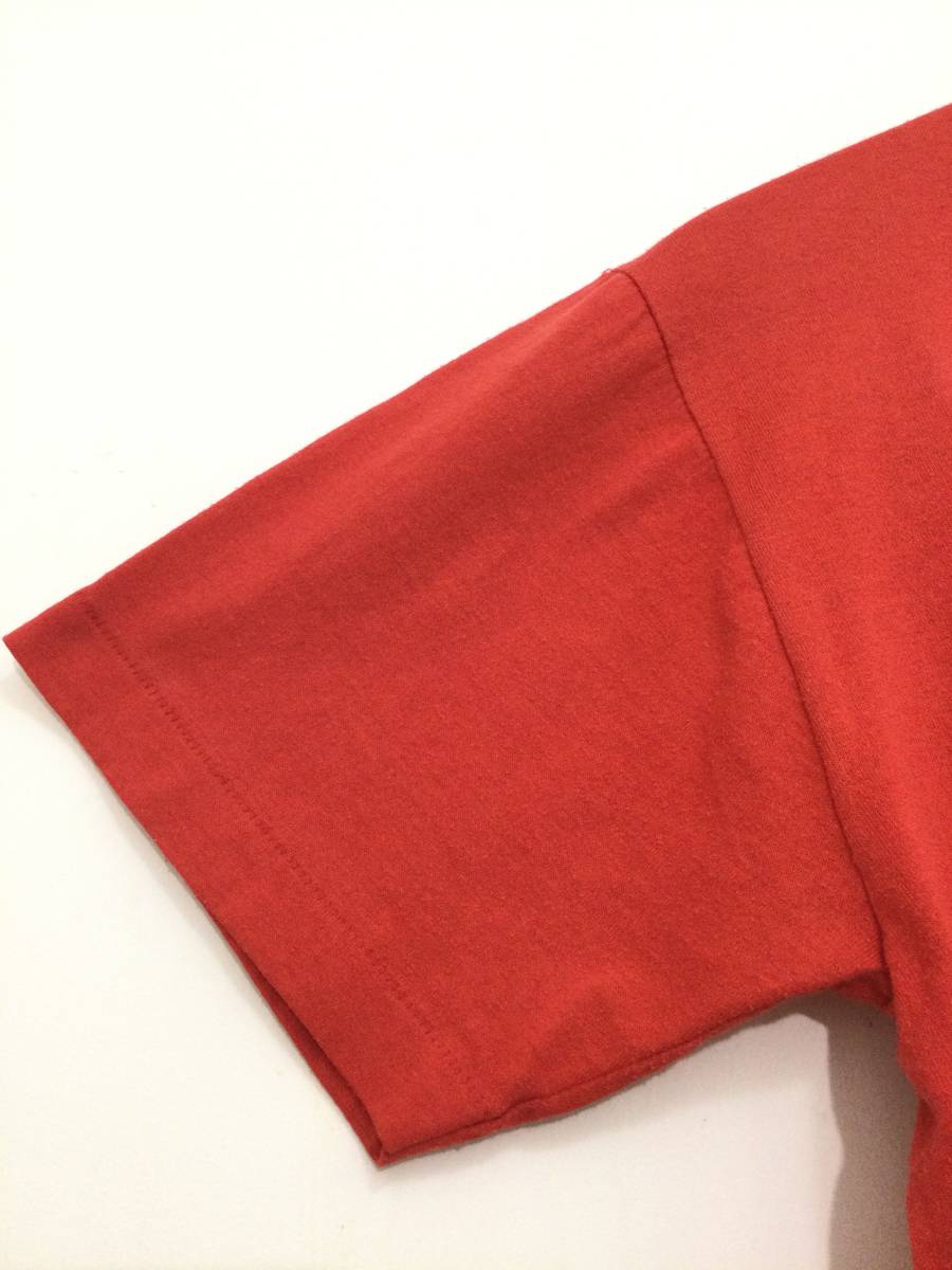 RUSSELL ATHLETIC ラッセルアスレチック USA製 半袖 Tシャツ ロゴTシャツ メンズM〜 赤系 VINTAGE 90‘s_画像5