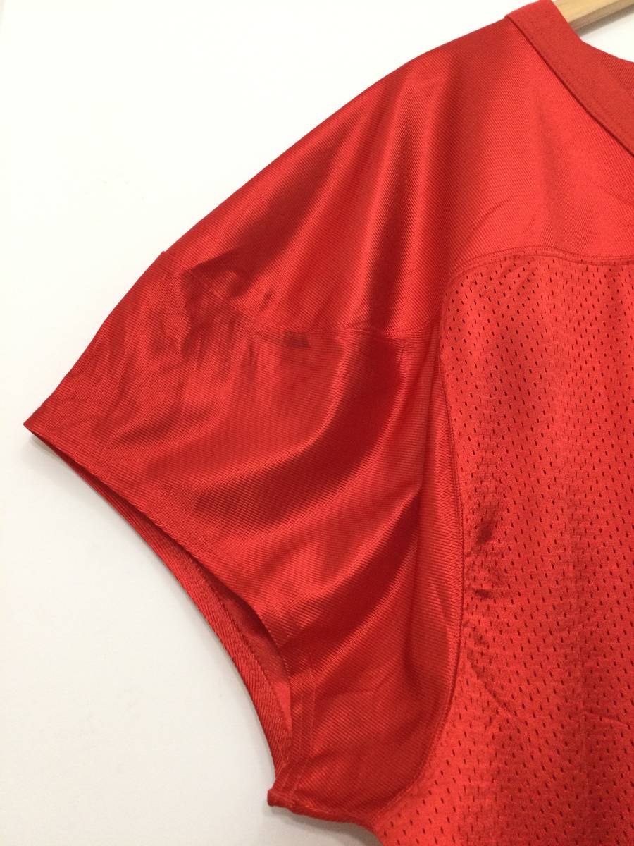 NIKE ナイキ 半袖Tシャツ トレーニングウェア スポーツウェア ユニフォーム メンズL〜 赤系 ワンポイントロゴ 大きめ 良品 ドライTシャツ_画像5