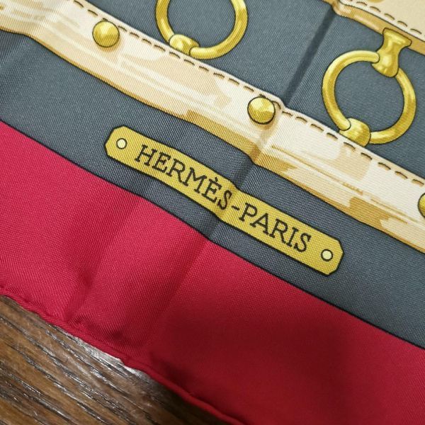 1015超美品 エルメス HERMES スカーフ カレ シルク ヴィンテージ