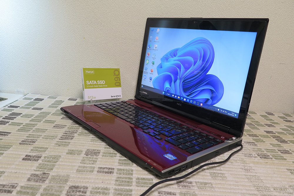 高速Core i7(最大3.4GHz)x4☆爆速新品SSD512GB】NEC LL750/L 最新Win11