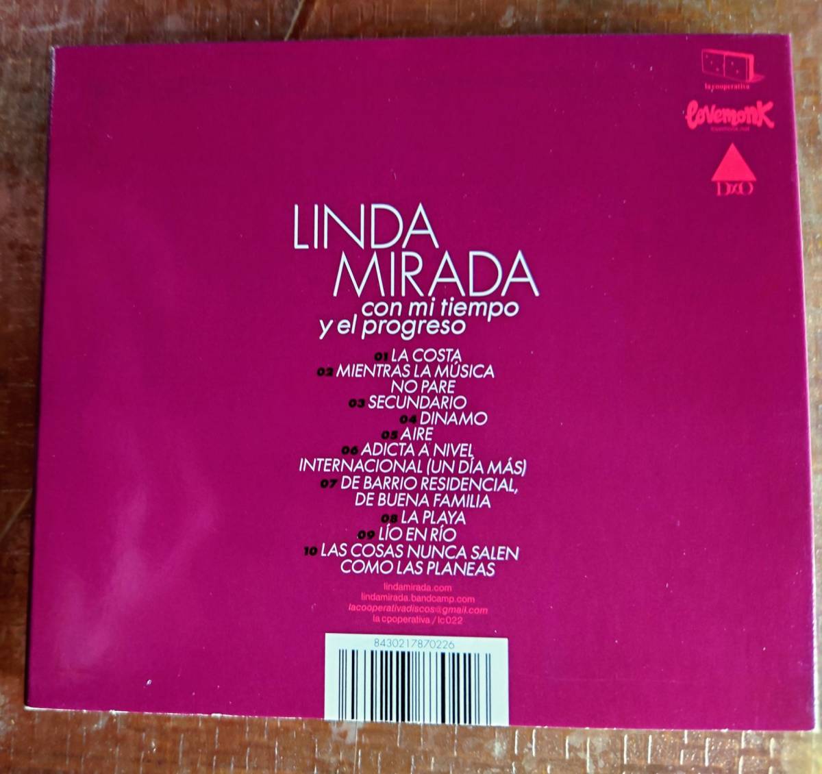 【CD】Linda Mirada リンダ ミラダ / Con Mi Tiempo Y El Progreso / Electronic エレクトリック Disco ディスコ_画像4