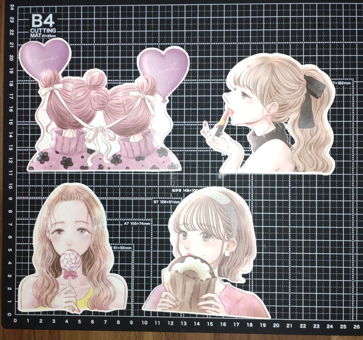 Ciel様&七色の海様コラボ」素材シート D(カット済) 22枚 (確認用