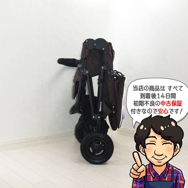 美品 パンクしております。ベビーカー エアバギー ココ ダブル