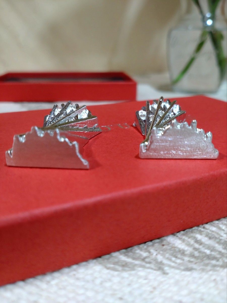 稀少品 箸置き 能作 錫100% 箸置セット 共箱 栞付 金澤箸置 稀少品 箸置き 能作 錫100% 箸置セット 共箱 栞付 金澤箸置