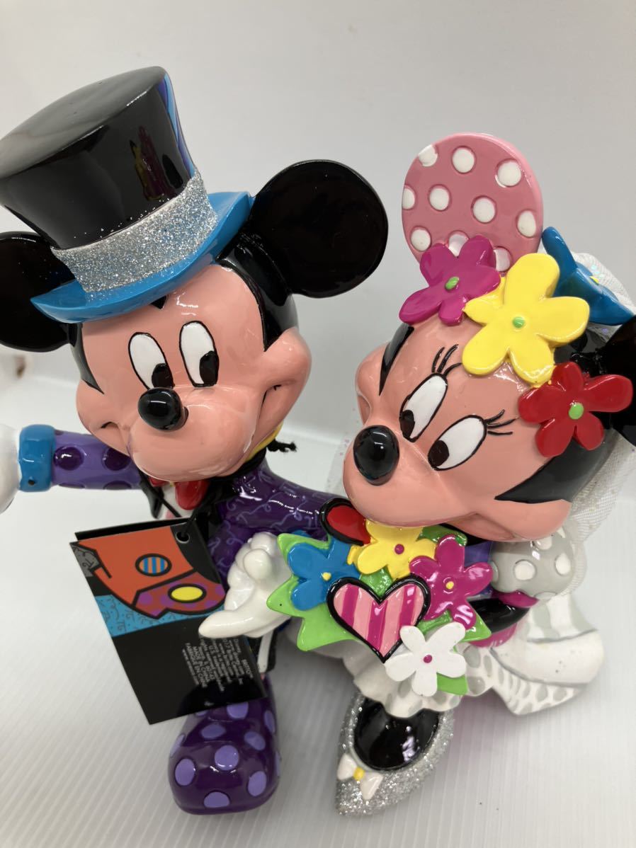 【新品・未使用】ディズニーフィギュア　ブリット4058179　Disney Britto　Mickey & Minnie Wedding_画像3