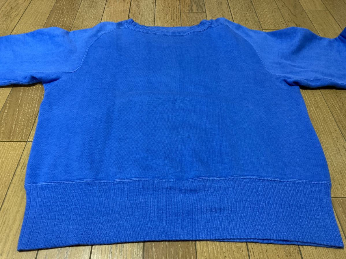 40s 50s USA製 HANES 針抜き フリーダムスリーブ スウェット 42 WIND