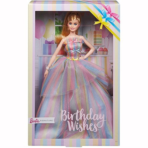 Барби подписи кукол Коллекционер день рождения пожелание 2020 года Памятная кукла 15060 Mattel Barbie Signature День рождения