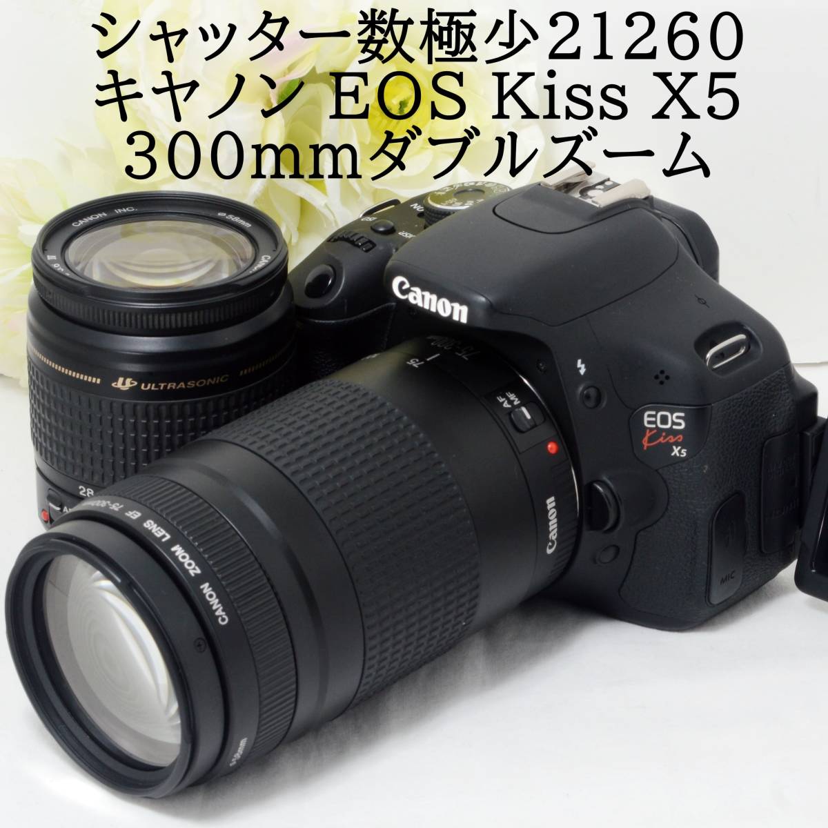 年中無休】 一眼レフカメラ Canon キヤノン EOS kiss x9i ダブルズーム