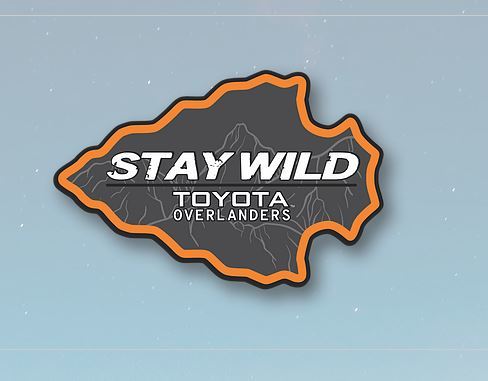 Toyota Overlanders 　WILD ステッカー トヨタオーバーランダーズ ランクル ハイラックス タコマ タンドラ fjクルーザー rav4_画像2