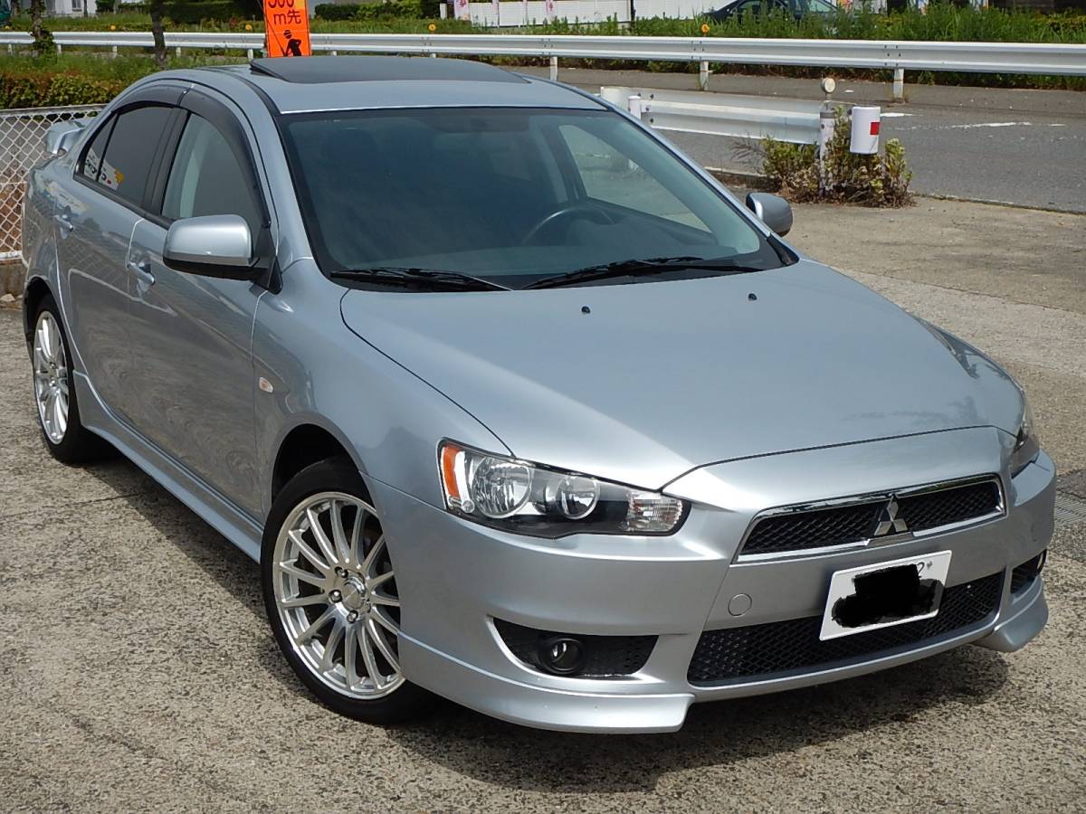  finest quality car!! American Mitsubishi 2009 year of model new car parallel Lancer GTS sunroof attaching . left steering wheel one owner car USDM North America reimport 