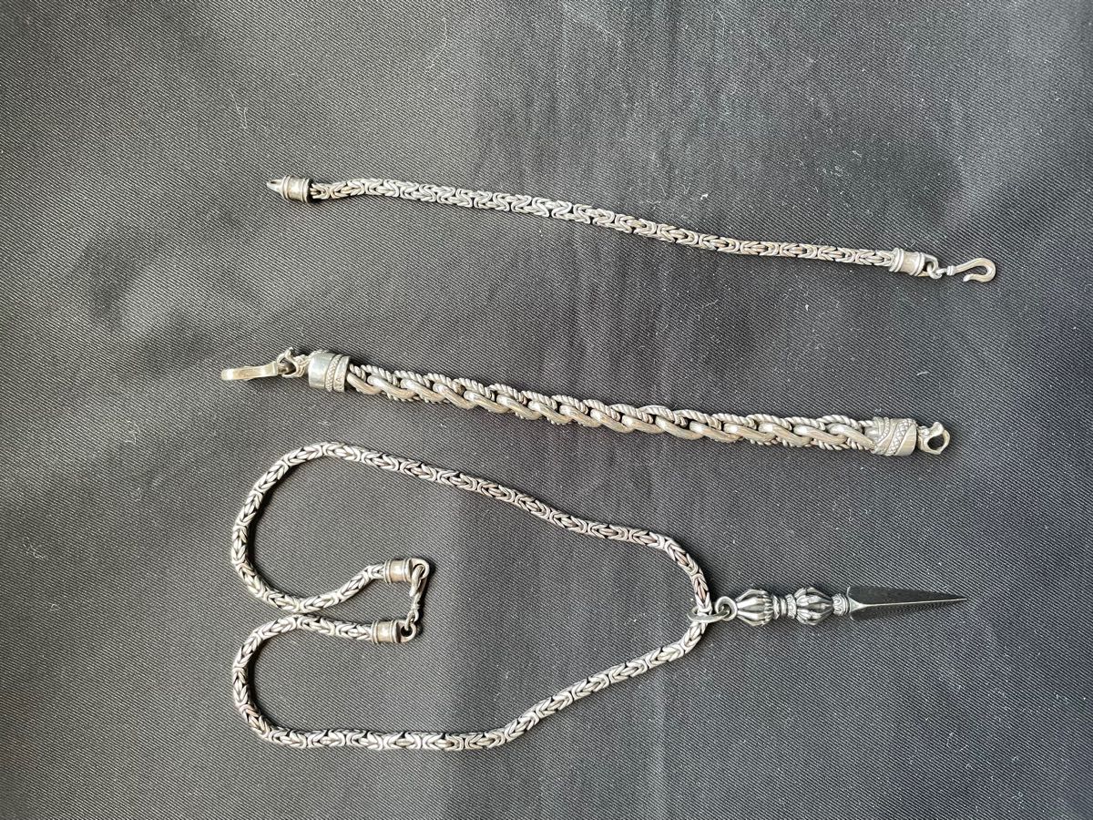 シャンバラ SHAMBALLA ネックレス チェーンブレスレット2点 シルバー 3