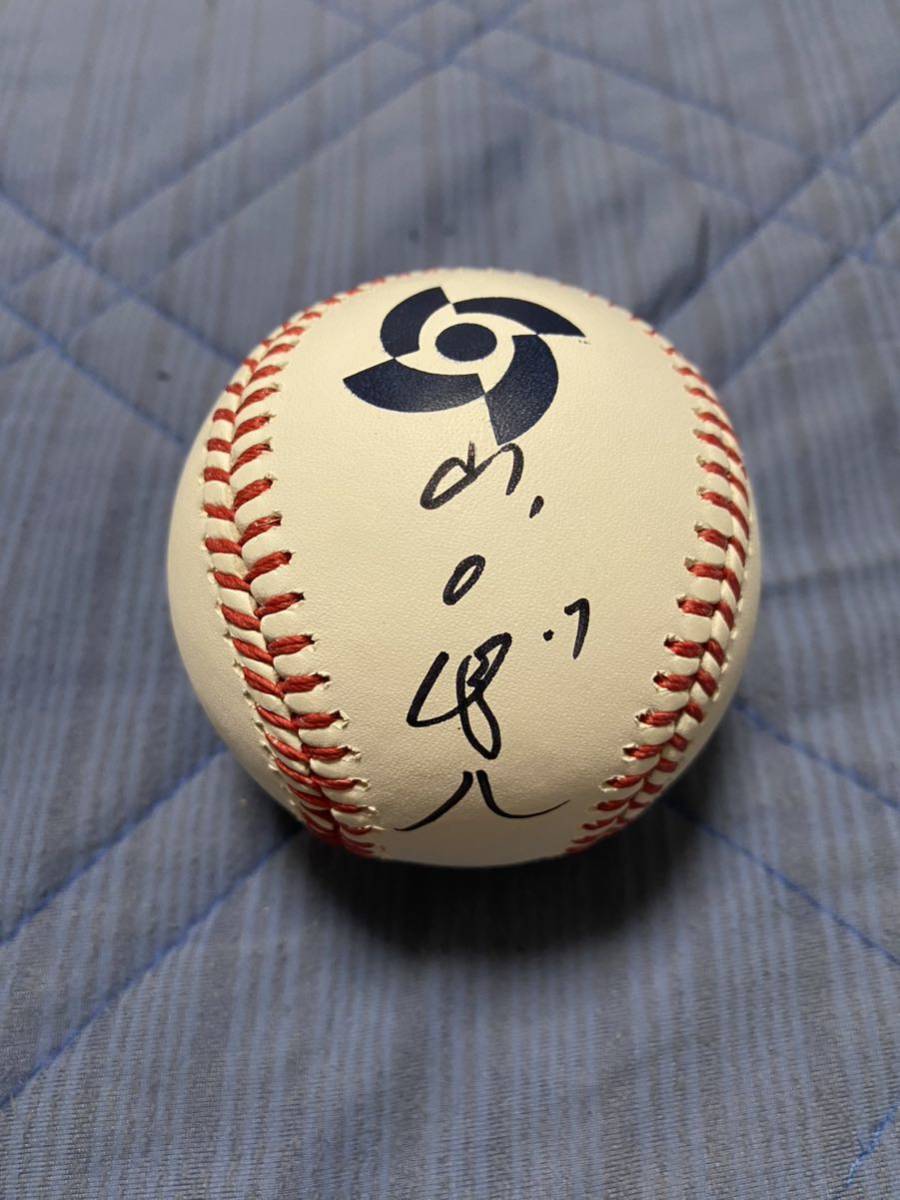 山田哲人 WBC 2023 試合球 直筆サインボール 侍ジャパン 公式球 日本代表 ヤクルトスワローズ