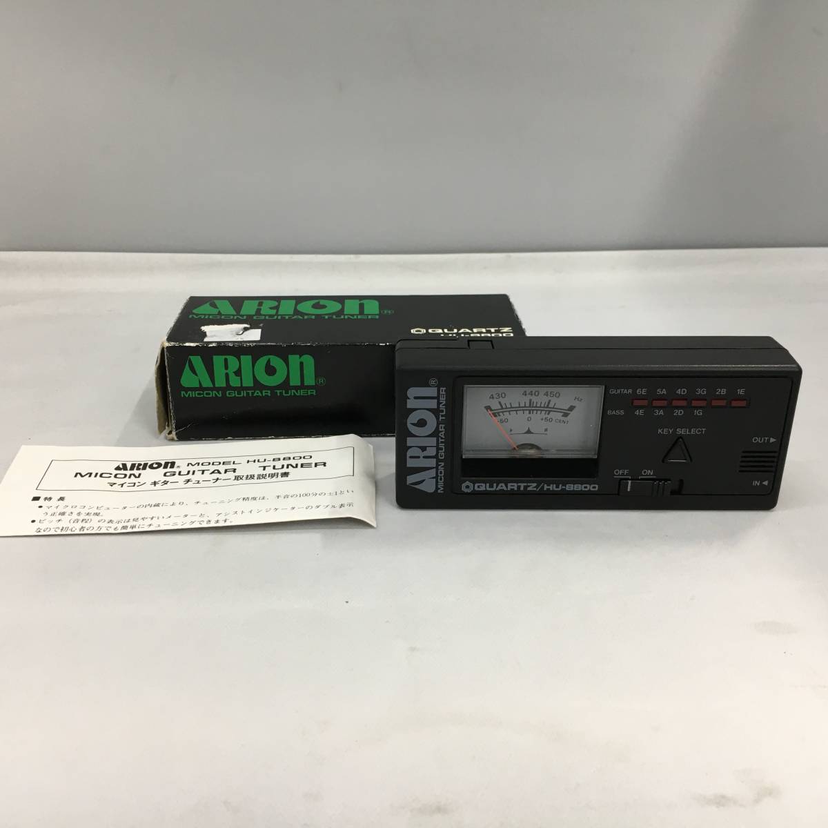 Arion Micon GUITAR TUNER HU-8800 guitar tuner 