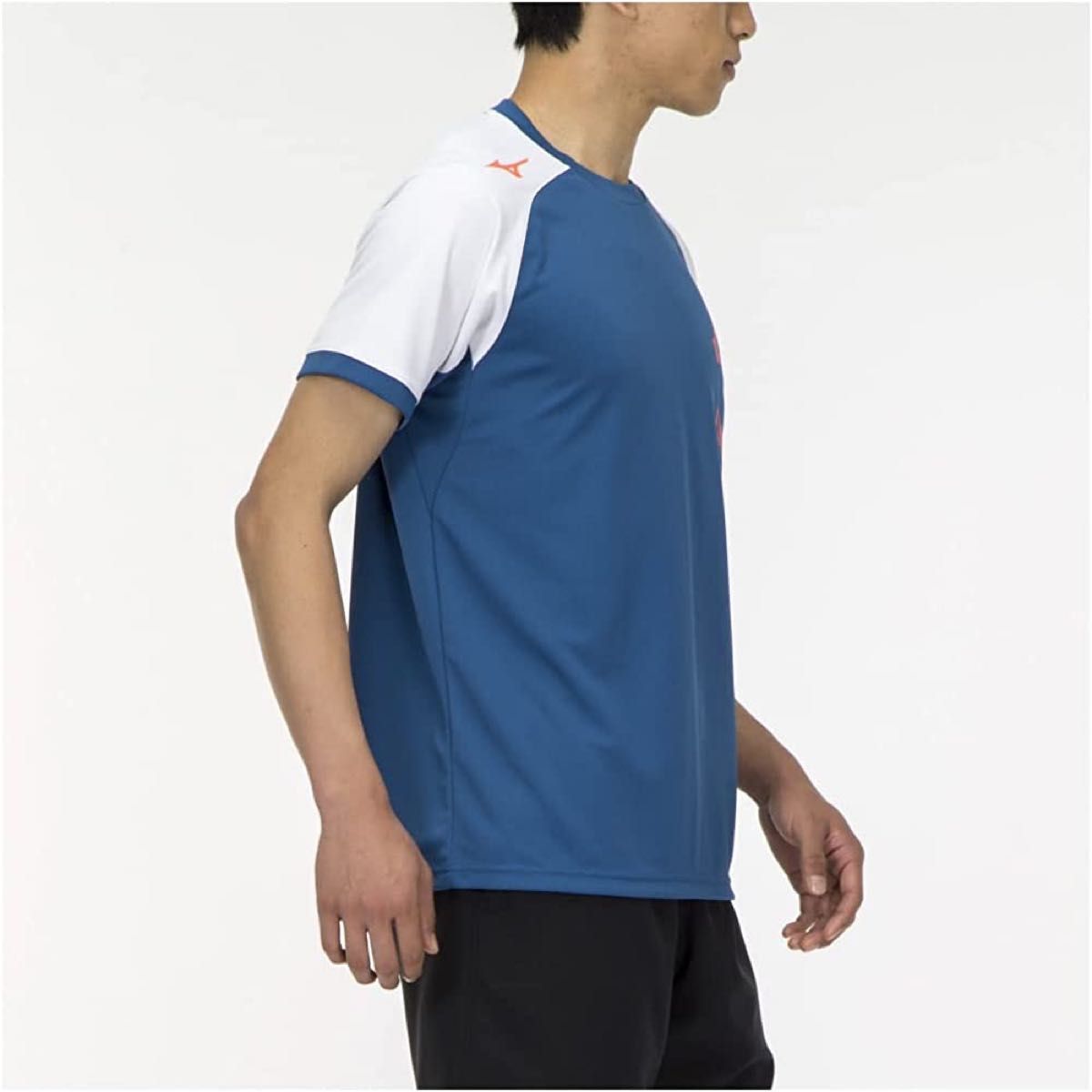 MIZUNO ミズノ テニスウェア 半袖Tシャツ ソーラーカットプラクティスシャツ 62JA2Z15 ブルー ユニセックスM 新品