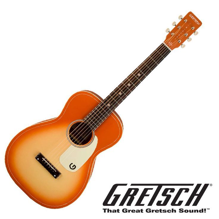 Gretsch( Gretsch )Jim Dandy Flat Top G9515 # limitated model Coral Sunburst # parlor * acoustic guitar Mini akogi[ including in a package un- possible ]