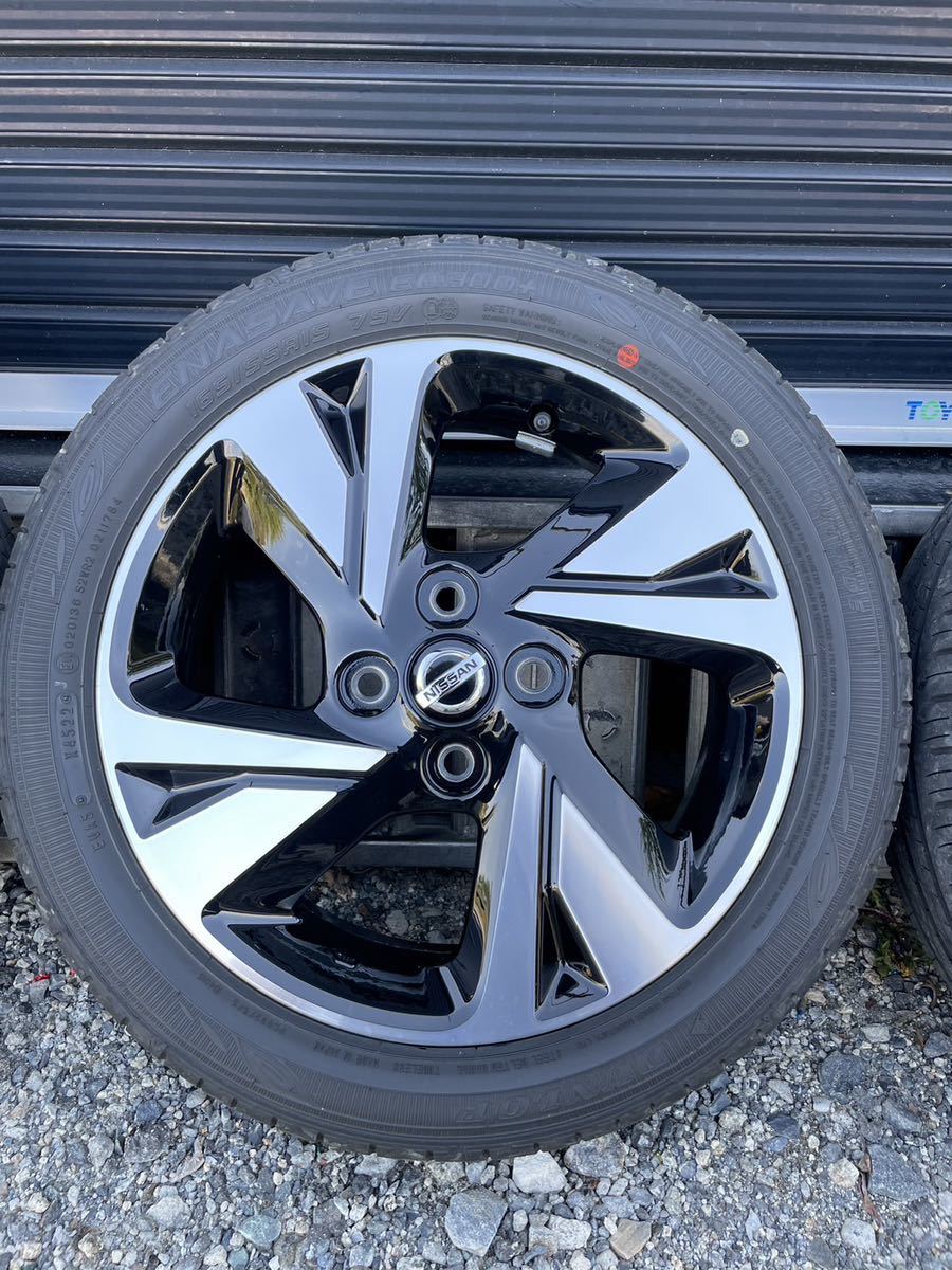 ほぼ新車外し! 日産ルークス 純正アルミタイヤ4本セット 165/55R15