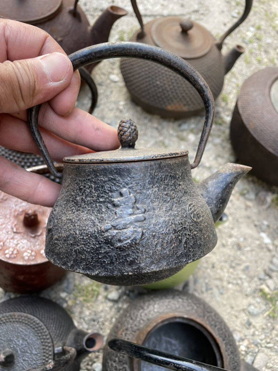 南部鉄器 岩鋳 鉄瓶 煎茶道具 急須 茶道具 文秀 茶器 南部鉄瓶 大量