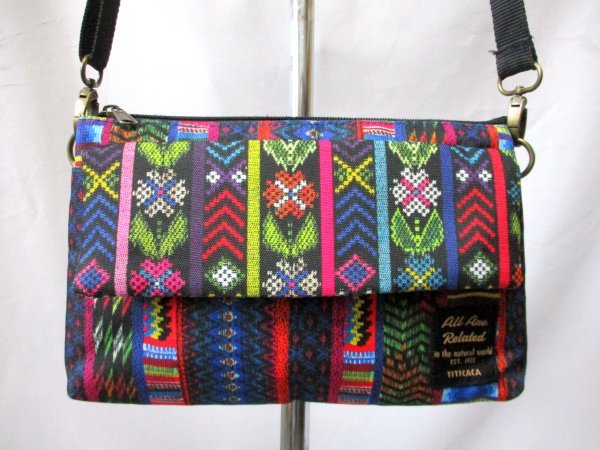 [P136]TITICACA/ Titicaca *2way Mini сумка на плечо *sakoshu наклонный ..W26cm