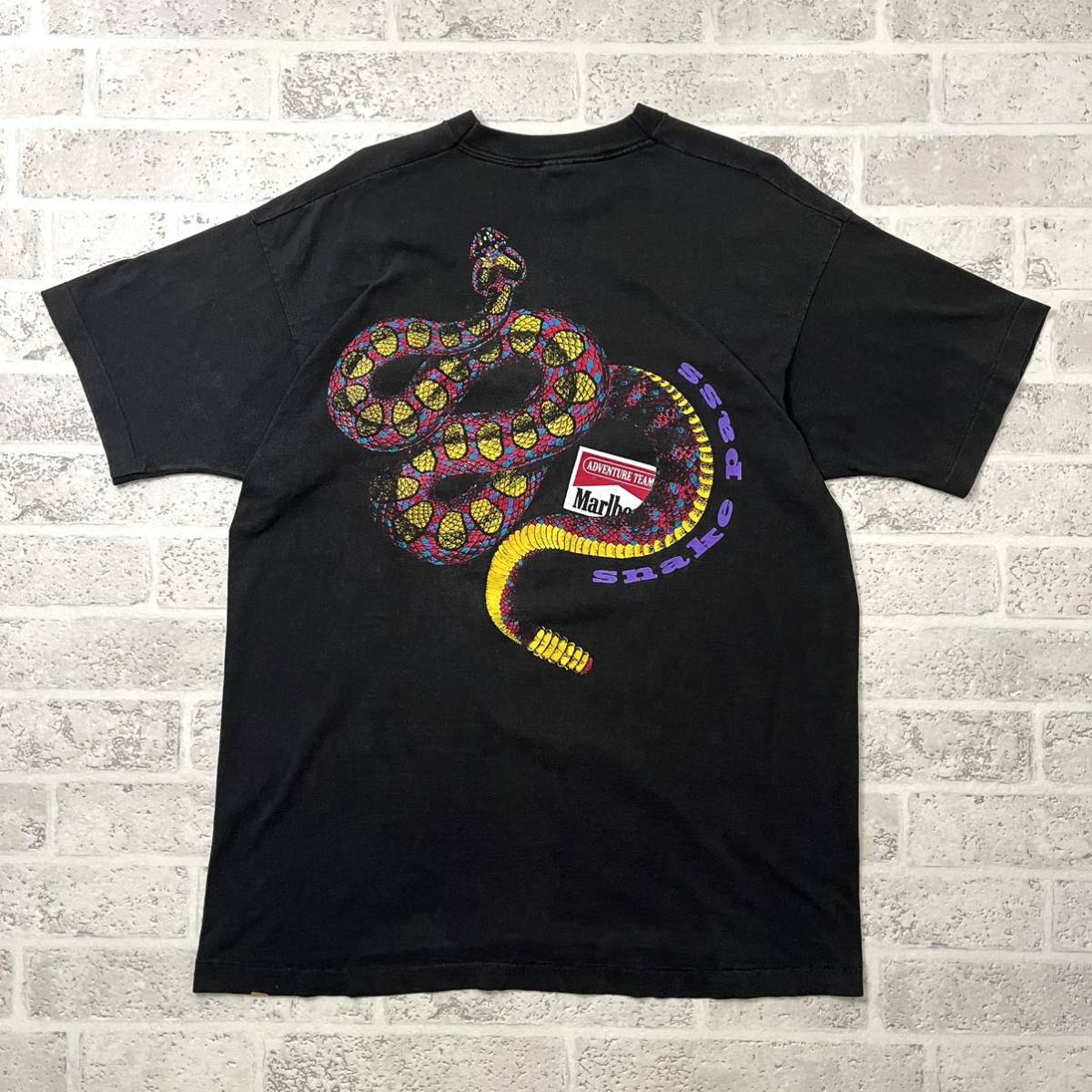 Marlboro 90s Tシャツ マルボロ スネークパス Snake Pass USA製 XL