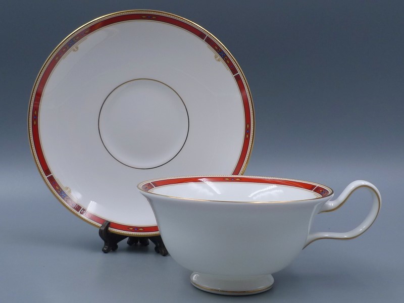 希少 廃盤品 1985年 ウェッジウッド WEDGWOOD コロラド ティーカップ&ソーサー コーヒーカップ COLORADO_画像2