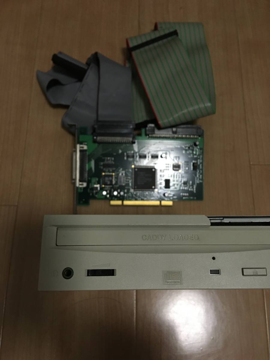 SONY CDU948S CD-Rドライブ & IO-DATA SC-UPCI SCSIカード セット_画像1