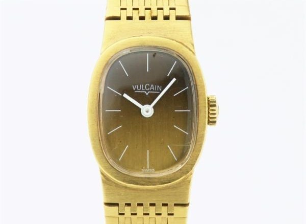 最前線の VULCAIN(ヴァルカン)　アンティーク　レディス腕時計　F4115D　手巻き　839694AB3299EC07 アナログ（手巻き）