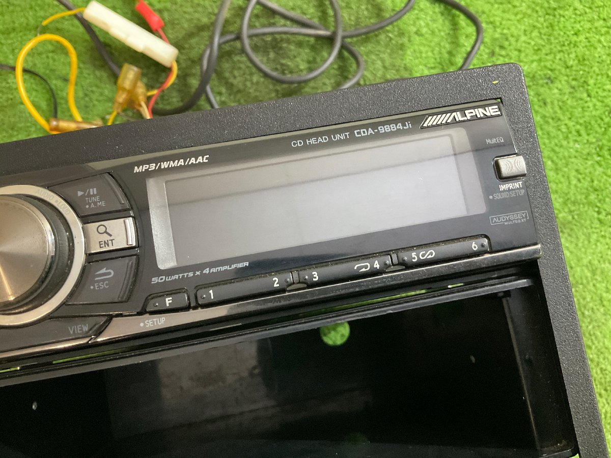 ALPINE　アルパイン　CD・CD-R/RW・MP3・WMA・AACプレーヤー　CDA-9884Ji