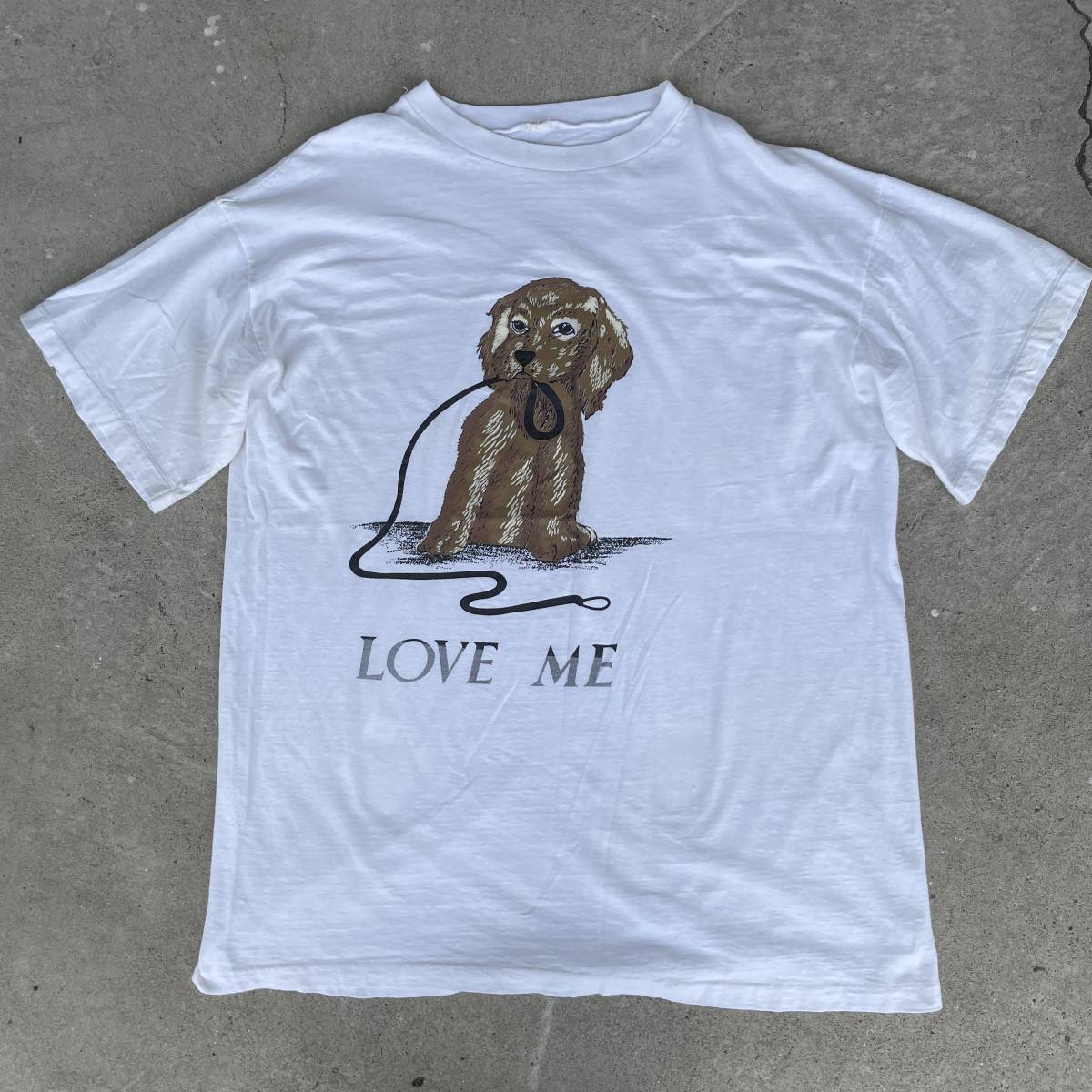 2022春大特価セール! ビンテージ 90s unknown プリント Tシャツ 子犬 動物 アニマル シングルステッチ 230522 その他 2022春大特価セール! ビンテージ 90s unknown プリント Tシャツ 子犬 動物 アニマル シングルステッチ 230522 その他
