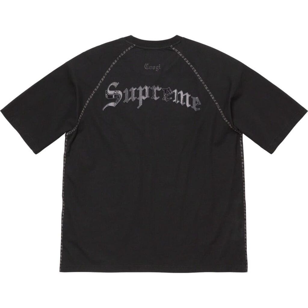 送料無料 XL 黒 Supreme Coogi Raglan S/S Top Tee Black 23SS