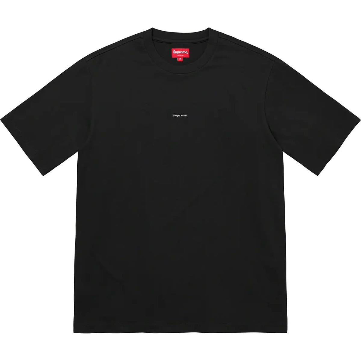 送料無料 L 黒 Supreme Typewriter S/S Top Small Box Logo Tee Black 22SS シュプリーム タイプライター ボックスロゴ Tシャツ 新品