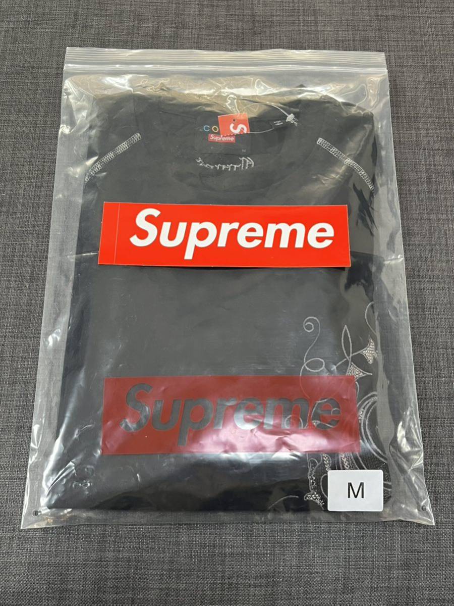 送料無料 M 黒 Supreme Coogi Raglan S/S Top Tee Black 23SS シュプリーム クージー ラグランT Tシャツ Box Logo ステッカー 新品未使用