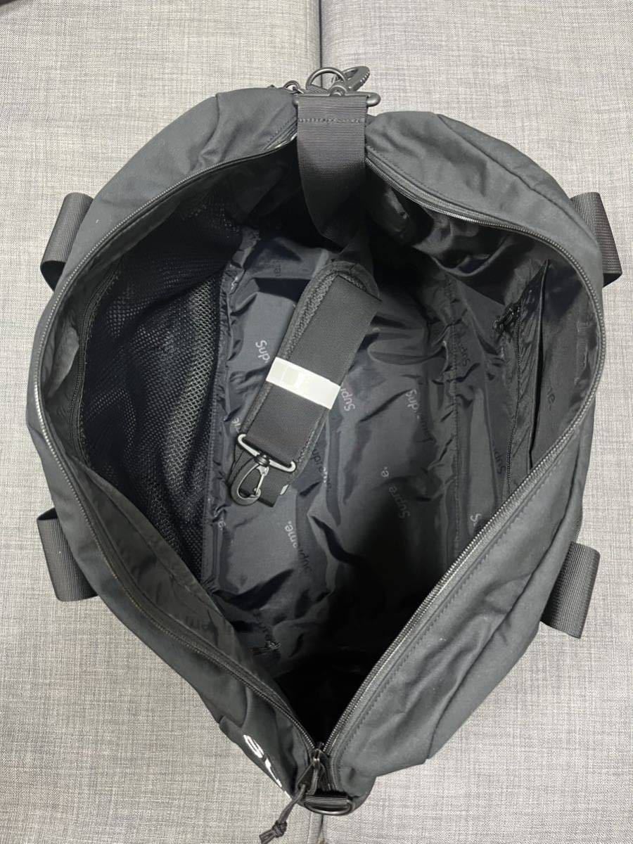送料無料 黒 Supreme Field Duffle Bag Black 23SS シュプリーム ダッフルバッグ ボストン バッグ ブラック box  logo ボックスロゴ 新品