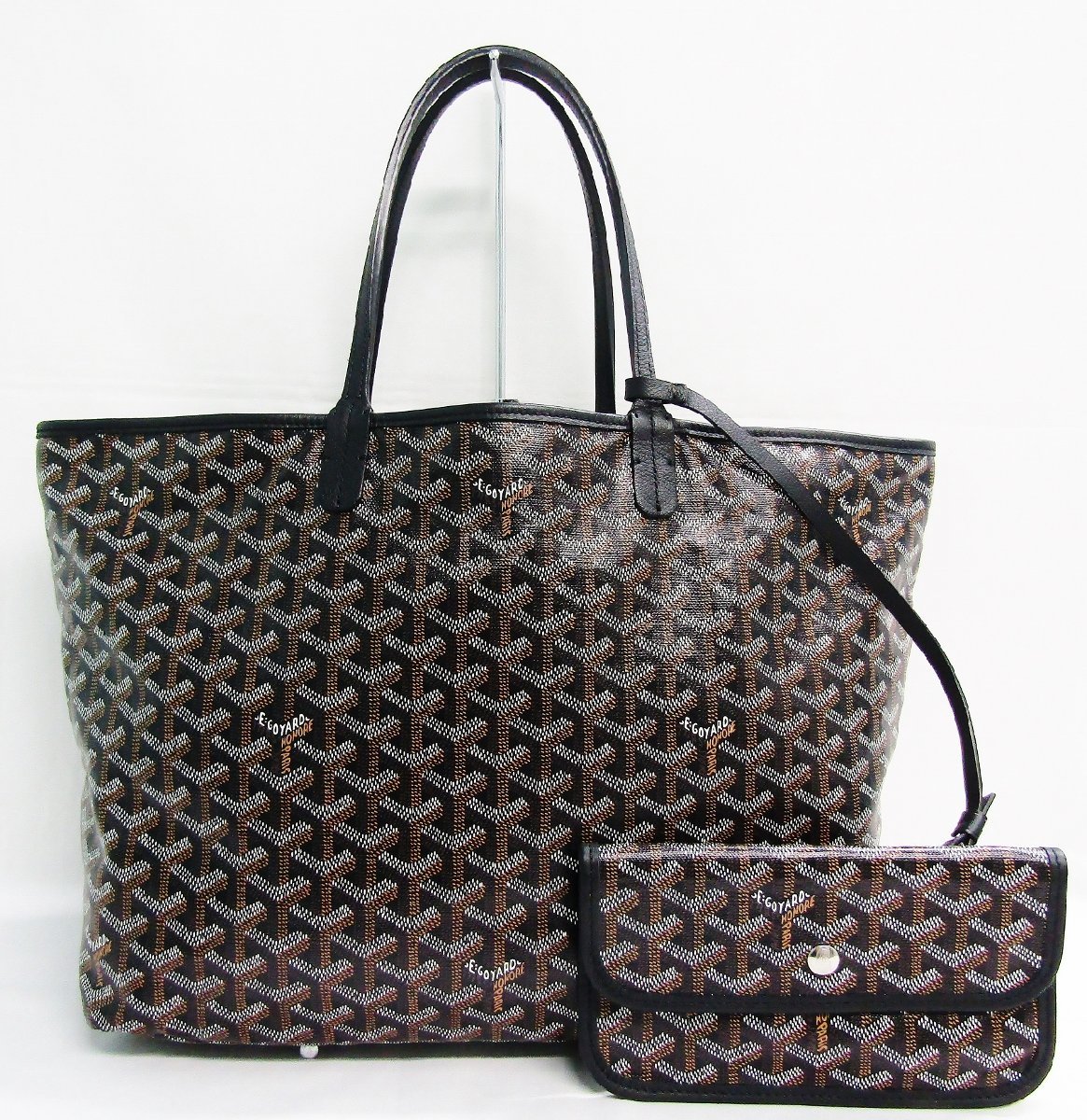 極美品 GOYARD サンルイ PM ポーチ付き ハンド ショルダー トート