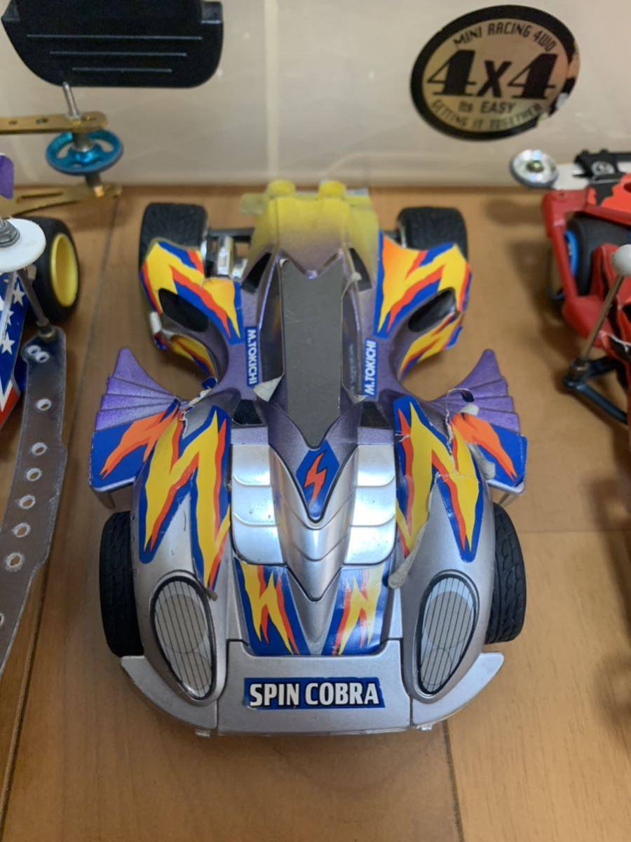 まとめて引退品ミニ四駆車体部品パーツ色々レーサーズスーパーボックス