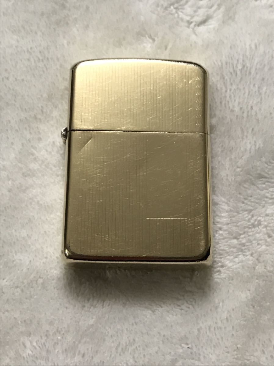 ZIPPO ジッポ オイルライター ビンテージ ヴィンテージ レトロ 年代物 10K GOLD FILLED ゴールド 金張り箱つき 超希少品 金貼り_画像2