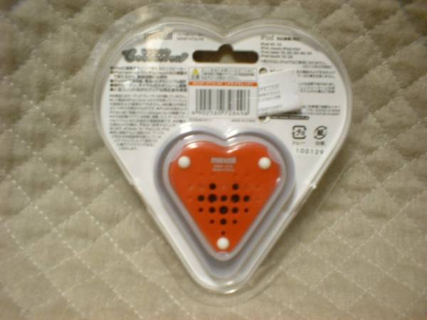 ★ maxell iPod スピーカー 新品 即決 ハート形 レッド ★_画像3