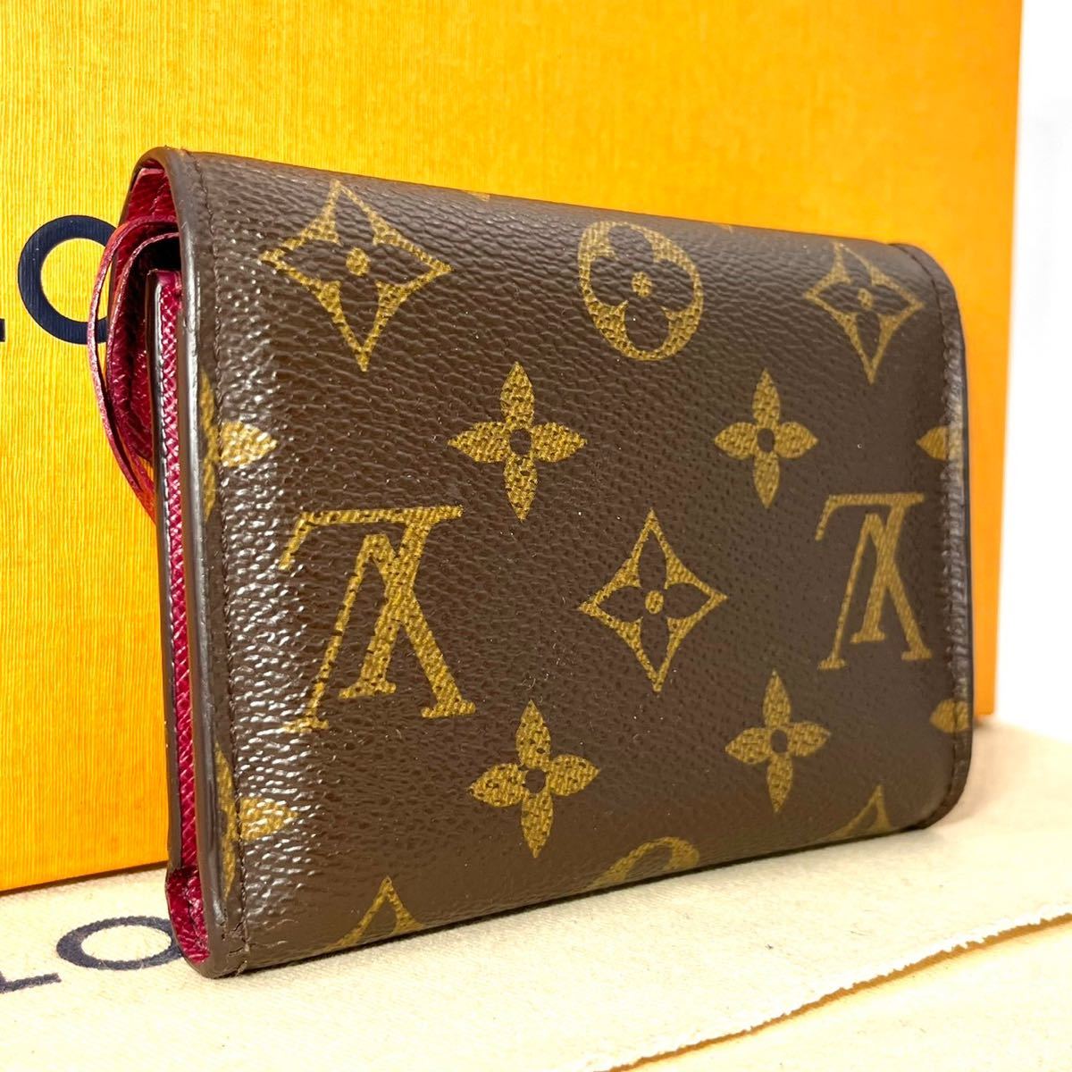 w4 ヴィクトリーヌ モノグラムフーシャ ルイヴィトン 三つ折り財布