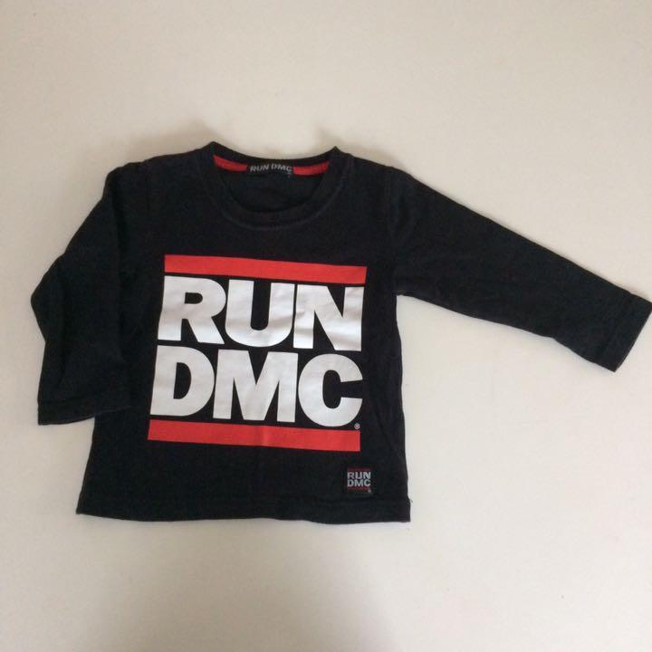 Run-D.M.C.ラン・ディーエムシー&ユニクロボーダー ロンT長袖4枚セット長袖Tシャツ トップス_画像2