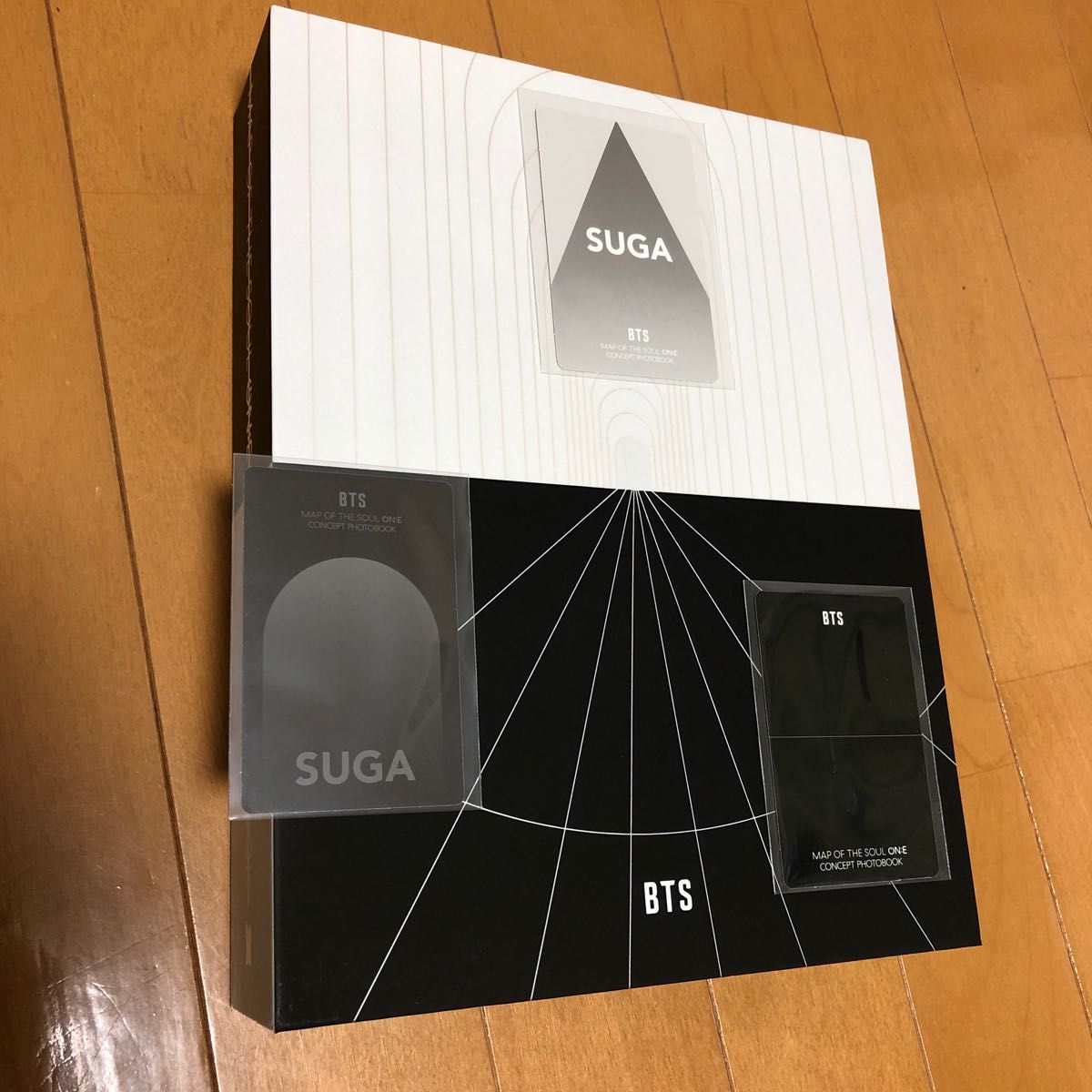 BTS 写真集 MAP OF THE SOUL ON:E ポスター付き　抜けなし トレカ ユンギ SUGA 3種