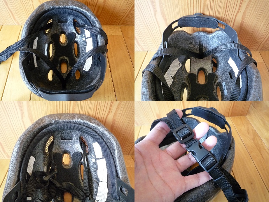 BELL ベル ZOOM R8-AM ブラック 子供用 サイクルヘルメット M/L 52～56cm 中古美品の画像7