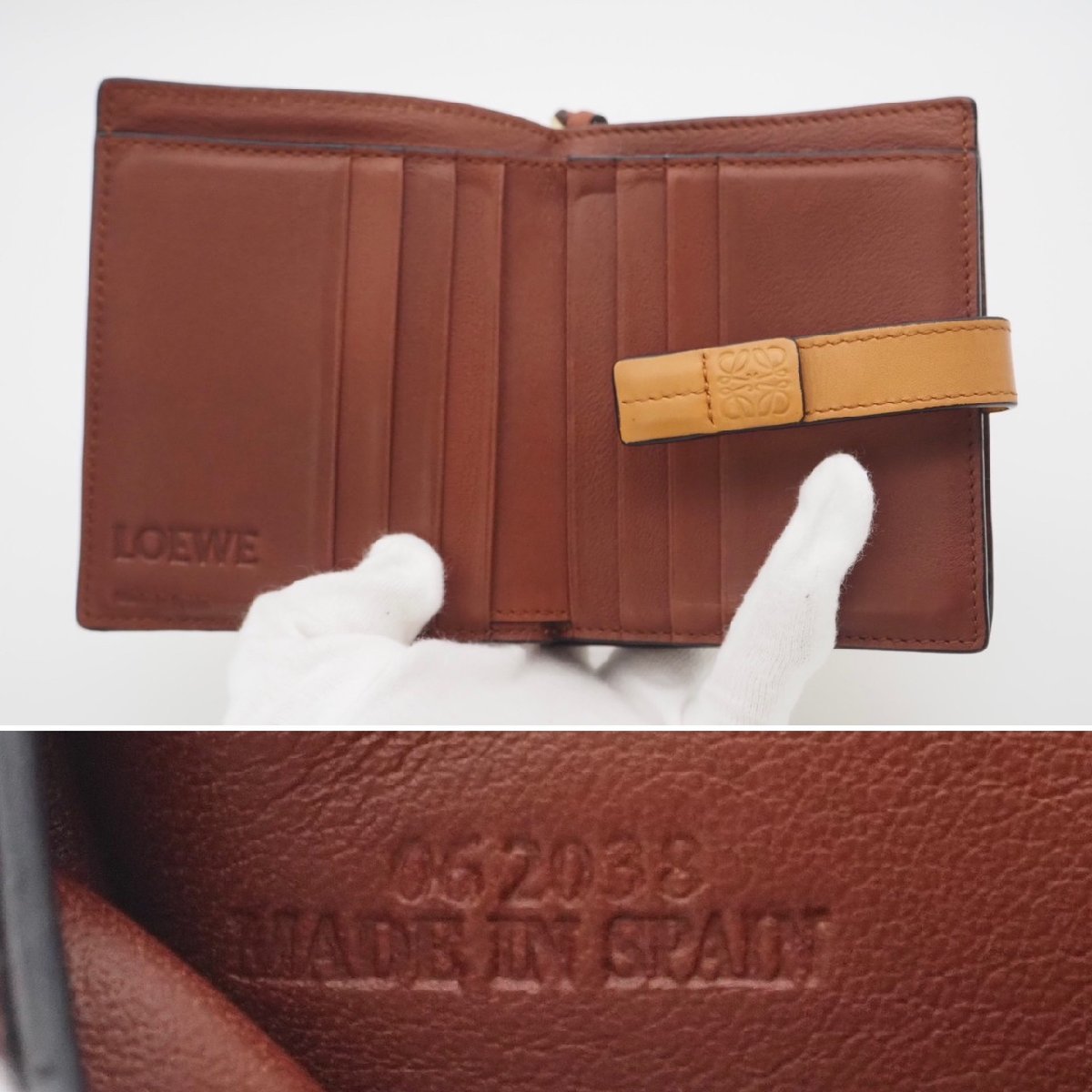 ☆安心の3大保証☆ Bランク ≪LOEWE ロエベ/三つ折り財布
