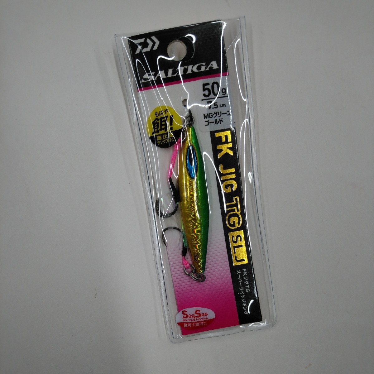 メーカー公式ショップ】 ダイワ ソルティガ FKジグTG SLJ 80g ダイワ ソルティガ FKジグTG SLJ 80g MGグリーンゴールド