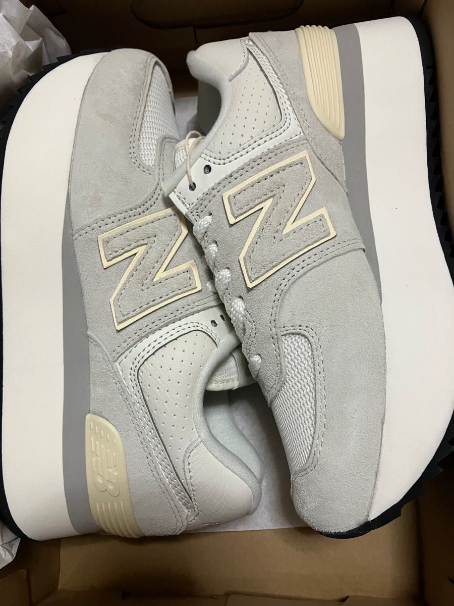 国内完売サイズ　NEW BALANCE WL574ZAA 厚底スニーカー ニューバランス