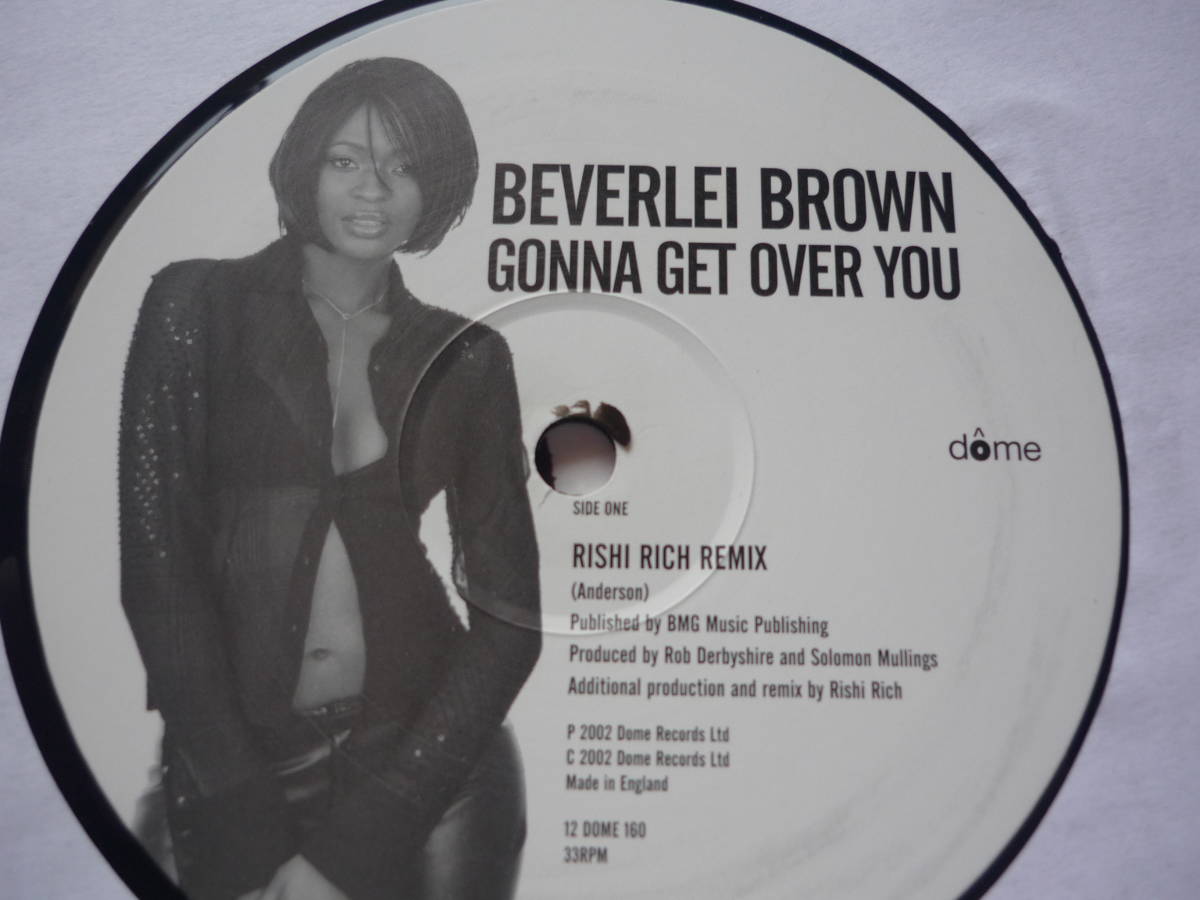 12インチ  BEVERLEI BROWN / GONNA GET OVER YOU(Full Flava Mix) カバー ♪の画像2