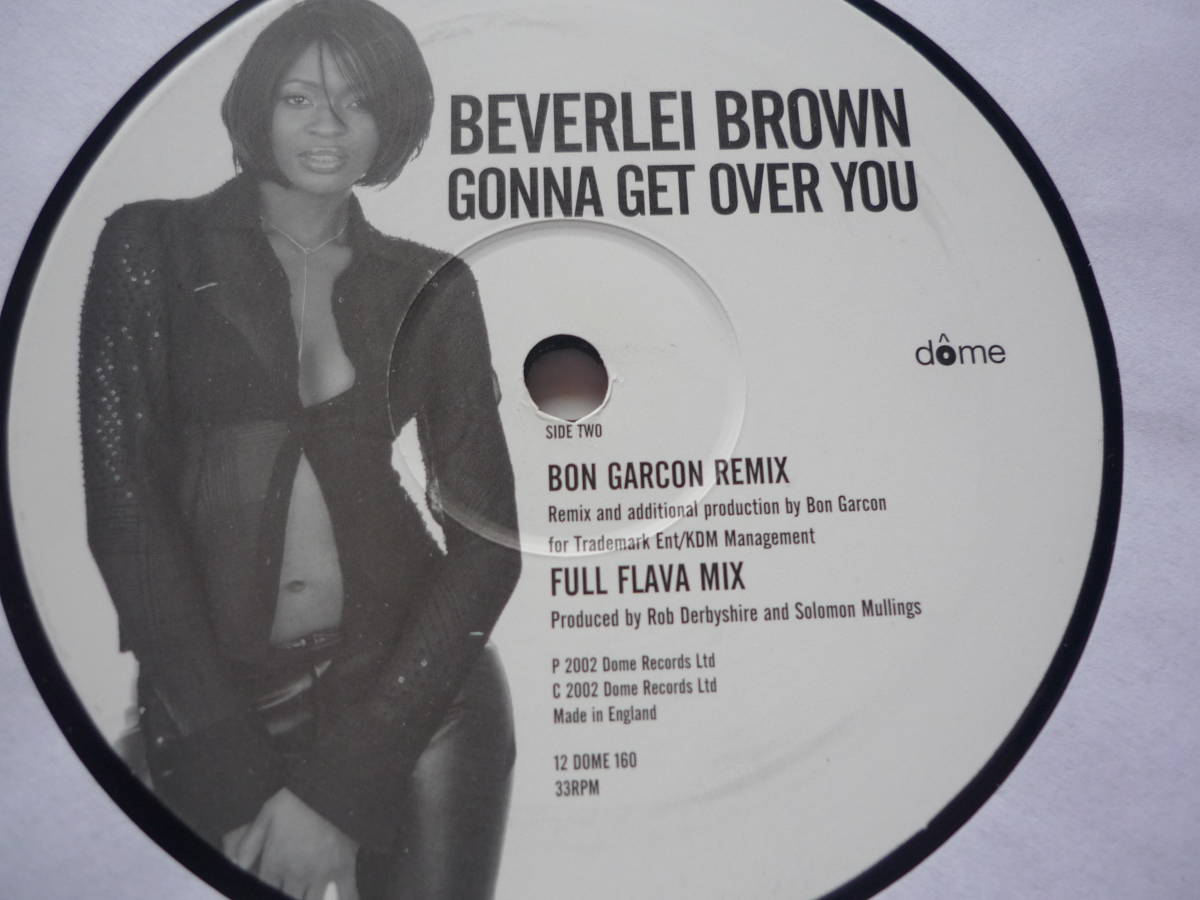 12インチ  BEVERLEI BROWN / GONNA GET OVER YOU(Full Flava Mix) カバー ♪の画像3