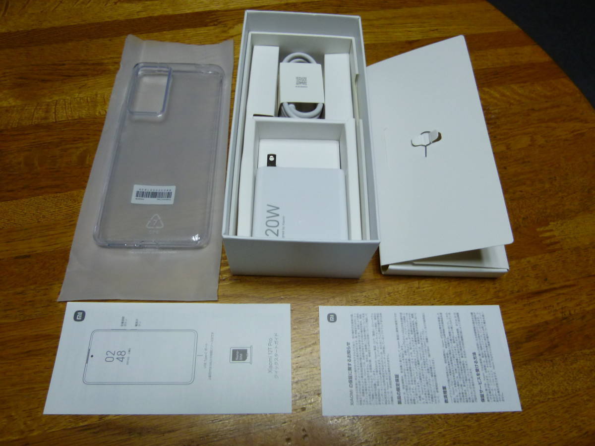 256GBモデル 】SoftBank Xiaomi 12T Pro A201XM〔未使用に近い 256GBモデル 】SoftBank Xiaomi 12T Pro A201XM〔未使用に近い