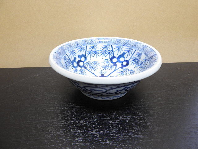 伊万里竹染付鉢　Y317