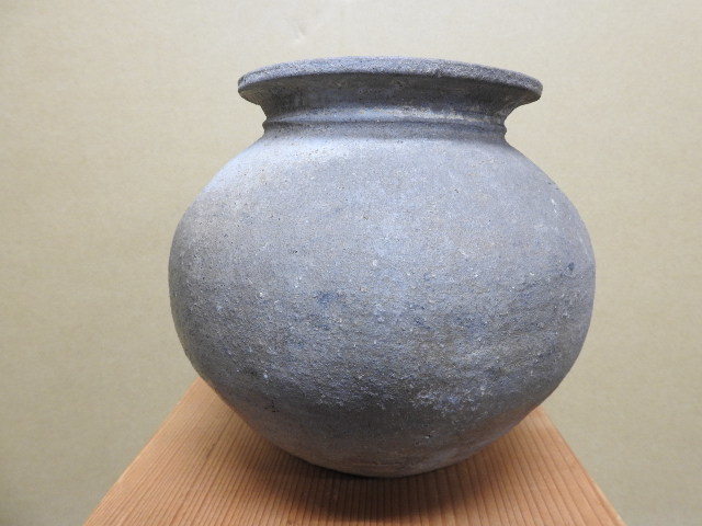 須恵器壺　保存箱　Y384_画像3