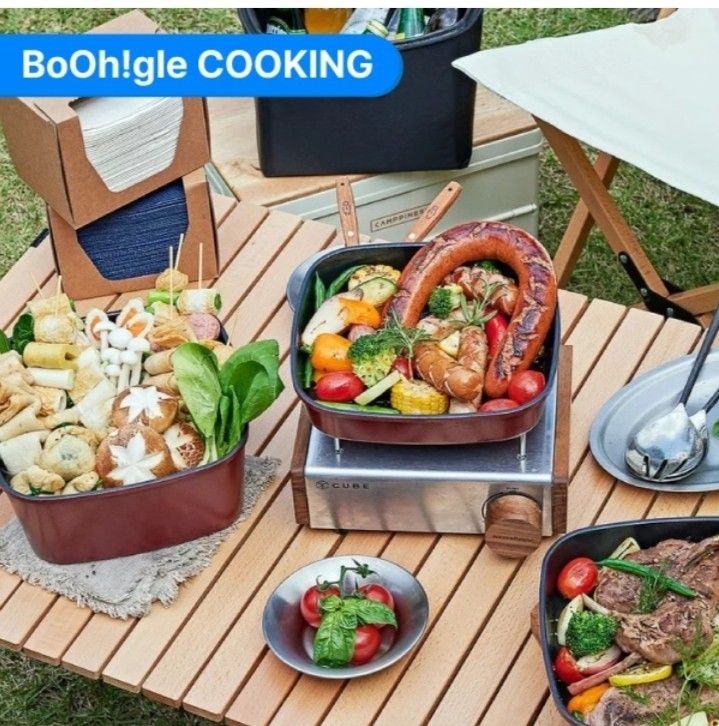 Boohgle ボオグル フライパンセット 9点セット(赤) | alfasaac.com