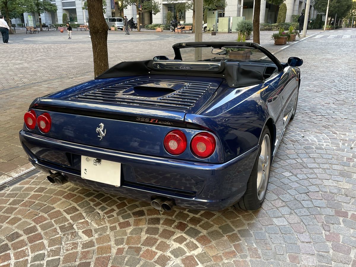 ローン可 フェラーリ F355spider 99y最終 ディーラー車 コーンズ F1マチック F355スパイダー 記録簿多数 クラシケ取得 視野に！ 希少の画像2